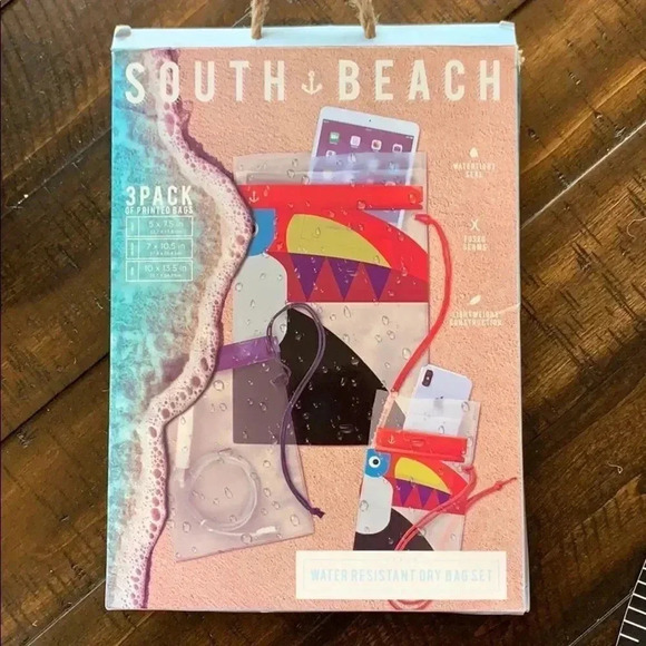 South Beach 3 Pack Water Proof Bags - Picture 1 of 9